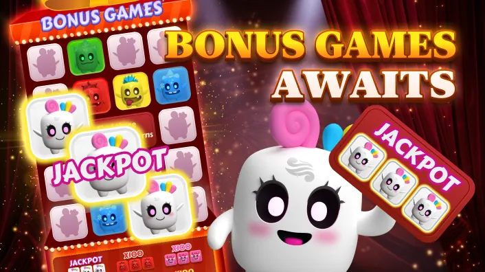 Spinning slot machine reels with winning symbols